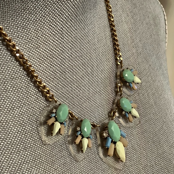 Jeweled J. Crew statement necklace. - Picture 3 of 4